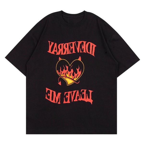 men's t-shirts men hip streetwear t-shirt devil heart fire flame letter print tshirt 2021 harajuku cotton short sleeve t shirt, White;black
men's t-shirts men hip streetwear t-shirt devil heart fire flame letter print tshirt 2021 harajuku cotton short sleeve t shirt, White;black