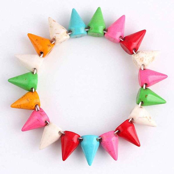 beaded, strands sunyik 1lot (5pc) multicolor howlite stone stud rivet spike bead bracelet bangle wristband, Black
beaded, strands sunyik 1lot (5pc) multicolor howlite stone stud rivet spike bead bracelet bangle wristband, Black