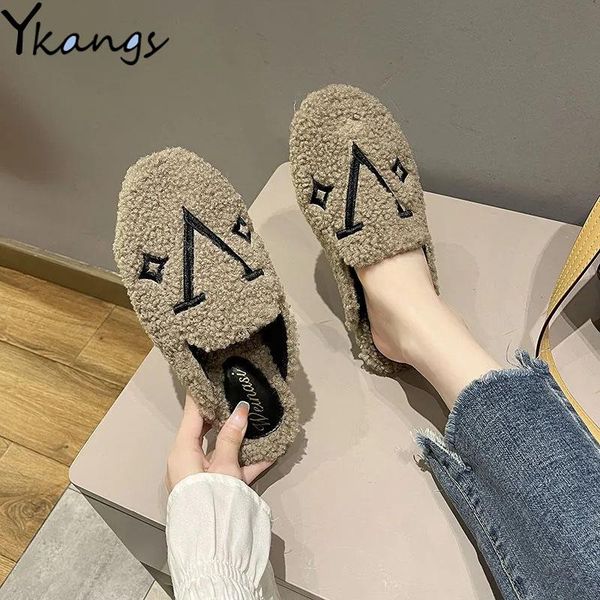 slippers korean embroidered winter season furry indoor fashion artificial plush women casual flat non-slip ladies shoes, Black
slippers korean embroidered winter season furry indoor fashion artificial plush women casual flat non-slip ladies shoes, Black