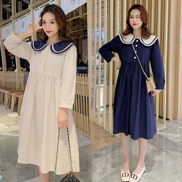 maternity dresses 6721# dress spring autumn turn down collar cotton long sleeves loose stylish for pregnant women mom, White
maternity dresses 6721# dress spring autumn turn down collar cotton long sleeves loose stylish for pregnant women mom, White