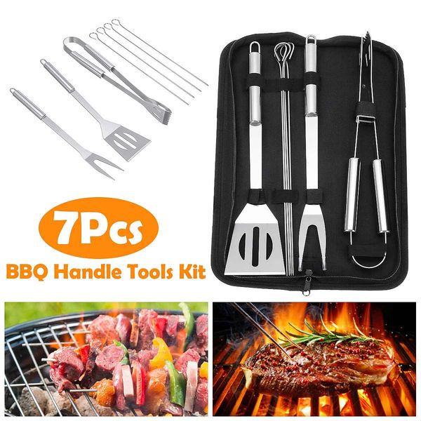 7 Pcs/set Grill BBQ Stainless Steel Barbecue Grilling Tools Set BBQ Accessories Utensil BBQ Grill Tool Sets Cooking Tools
7 Pcs/set Grill BBQ Stainless Steel Barbecue Grilling Tools Set BBQ Accessories Utensil BBQ Grill Tool Sets Cooking Tools