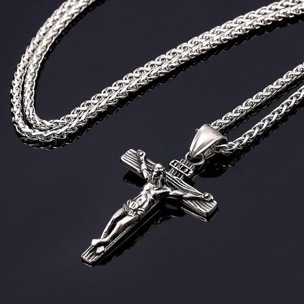 pendant necklaces necklace for women men male hip hop cool accessory fashion jesus cross gifts luxury charming gold chain, Silver
pendant necklaces necklace for women men male hip hop cool accessory fashion jesus cross gifts luxury charming gold chain, Silver