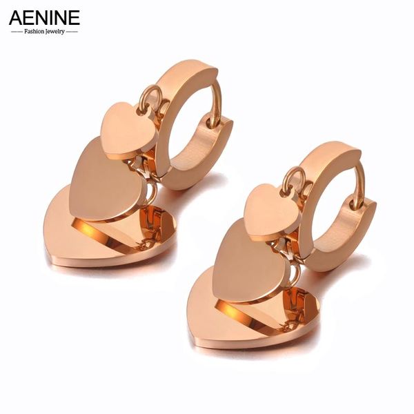 hoop & huggie aenine design titanium stainless steel bohemia cz crystal heart earrings for women trendy rose gold ae20246, Golden;silver
hoop & huggie aenine design titanium stainless steel bohemia cz crystal heart earrings for women trendy rose gold ae20246, Golden;silver