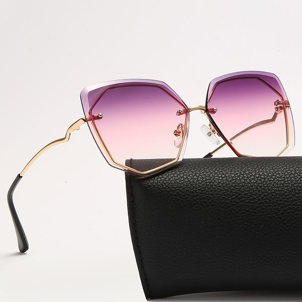 designer sunglasses women rimless cat eye luxury design metal sun glasses fashion shades uv400 eyewear oculos de sol, White;black
designer sunglasses women rimless cat eye luxury design metal sun glasses fashion shades uv400 eyewear oculos de sol, White;black