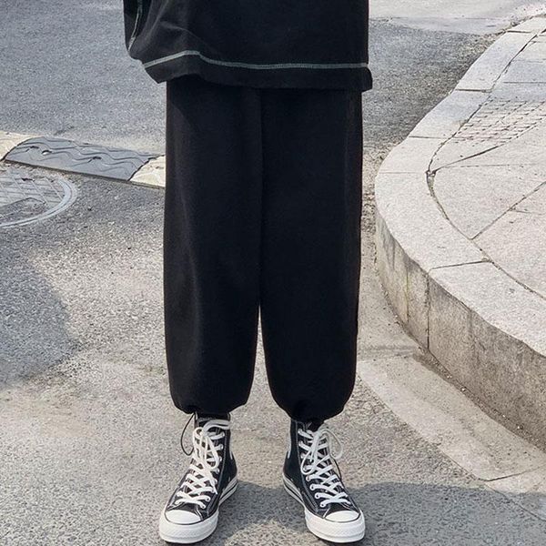 men's pants 2021 summer loose student korean version casual straight, Black
men's pants 2021 summer loose student korean version casual straight, Black