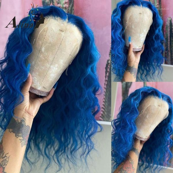 blue color human hair wig pre plucked hd bleach knots brazilian deep wave glueless transparent lace for black women atina1, Black;brown
blue color human hair wig pre plucked hd bleach knots brazilian deep wave glueless transparent lace for black women atina1, Black;brown