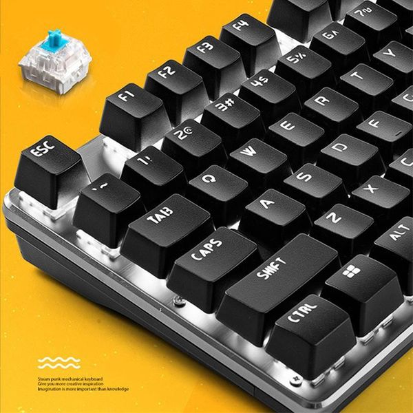104 keys mechanical game keyboard, 6 kinds of light effects usb wired keyboard backlit rgb led with keyboards
104 keys mechanical game keyboard, 6 kinds of light effects usb wired keyboard backlit rgb led with keyboards