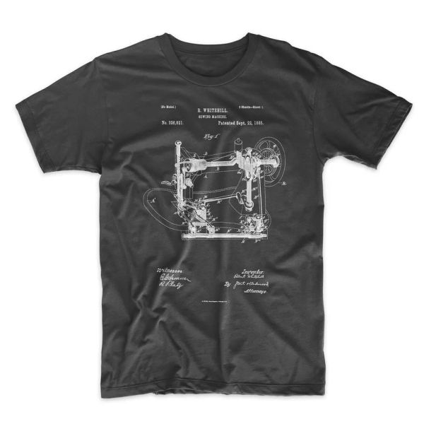 Sewing Machine Patent T-Shirt, Sewing Shirt Patent Art 100% Soft Cotton Comfy, White;black
Sewing Machine Patent T-Shirt, Sewing Shirt Patent Art 100% Soft Cotton Comfy, White;black