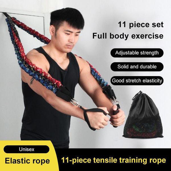 11 pcs resistance bands set fitness elastic training muscle expander fitness resistance gym equipment exercise bands pull rope
11 pcs resistance bands set fitness elastic training muscle expander fitness resistance gym equipment exercise bands pull rope