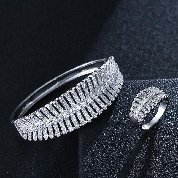 earrings & necklace hibride luxury cubic zirconia gold color women wedding party bangle bracelet and rings sets bridal jewelry bijoux n-1860, Silver
earrings & necklace hibride luxury cubic zirconia gold color women wedding party bangle bracelet and rings sets bridal jewelry bijoux n-1860, Silver