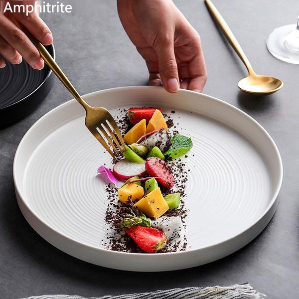 dishes & plates western ceramic european style creative dish steak flat round plate solid colour restaurant service salver
dishes & plates western ceramic european style creative dish steak flat round plate solid colour restaurant service salver