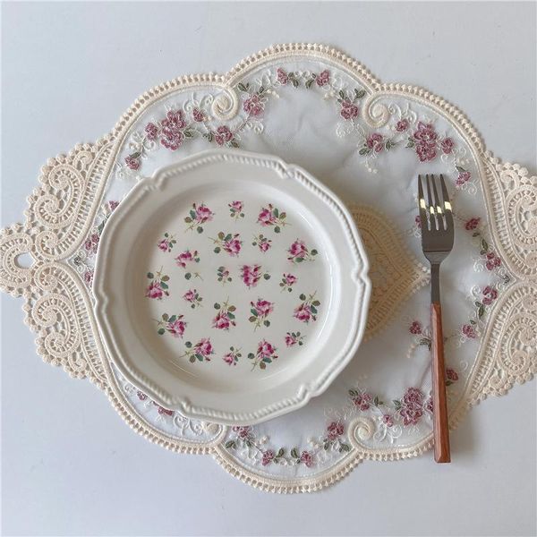 mats & pads lace placemat embroidery cup pad anti-scald coasters decorative for cafe home office tableware deskdecor
mats & pads lace placemat embroidery cup pad anti-scald coasters decorative for cafe home office tableware deskdecor