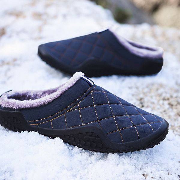 slippers for men gingham warm indoor slippers short plush slippers with fur size 44-48 men casual shoes non-slip home, Black
slippers for men gingham warm indoor slippers short plush slippers with fur size 44-48 men casual shoes non-slip home, Black