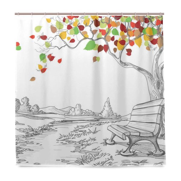 waterproof polyester fabric shower curtain autumn park vector quickly shower curtain, bathroom decor set with hooks- 72 x 72
waterproof polyester fabric shower curtain autumn park vector quickly shower curtain, bathroom decor set with hooks- 72 x 72