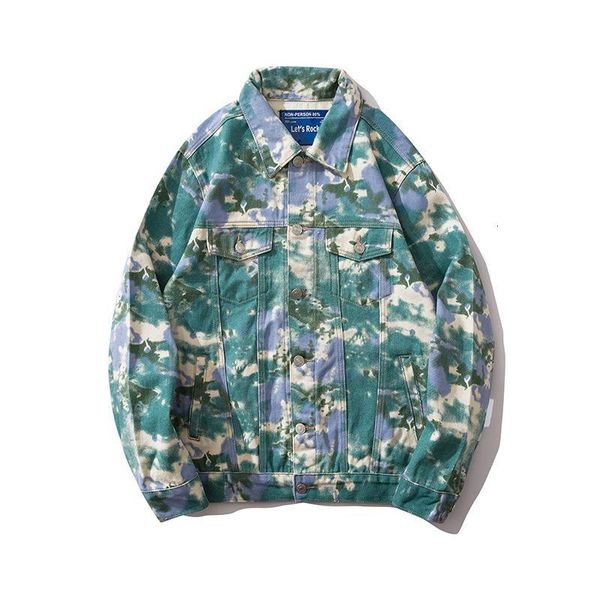 men's jackets camouflage hip-hop colorful tie-dye denim jacket casual fashion personality coats a6k6, Black;brown
men's jackets camouflage hip-hop colorful tie-dye denim jacket casual fashion personality coats a6k6, Black;brown
