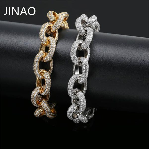 link, chain hip hop jewelry iced out men bracelet gold silver cubic zircon heavy copper twisted and oval link lobster clasp, Black
link, chain hip hop jewelry iced out men bracelet gold silver cubic zircon heavy copper twisted and oval link lobster clasp, Black