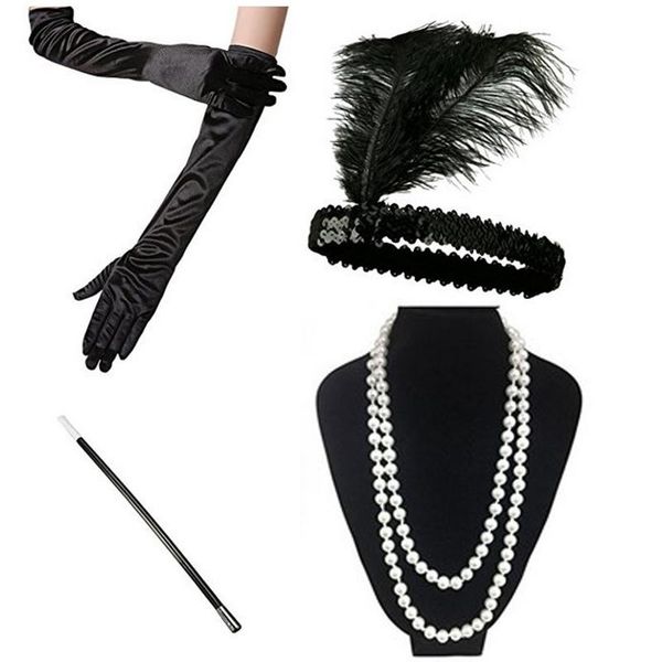 other event & party supplies halloween women 20s 1920s accessories headband necklace gloves cigarette holder flapper costume set
other event & party supplies halloween women 20s 1920s accessories headband necklace gloves cigarette holder flapper costume set