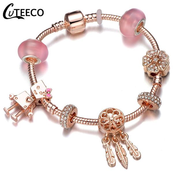 charm bracelets cuteeco 2021 rose gold robot bella beads women bracelet tassel dangle fit brand female pulseira jewelry, Golden;silver
charm bracelets cuteeco 2021 rose gold robot bella beads women bracelet tassel dangle fit brand female pulseira jewelry, Golden;silver