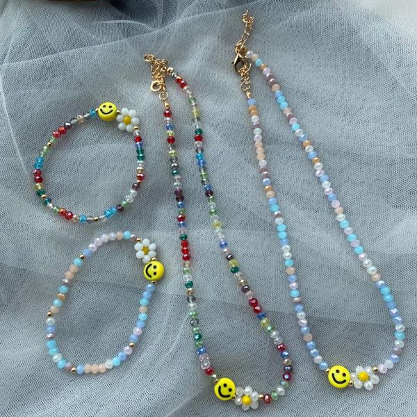 chains fashion retro color crystal necklace wild flower girl round bead clavicle chain, Silver
chains fashion retro color crystal necklace wild flower girl round bead clavicle chain, Silver