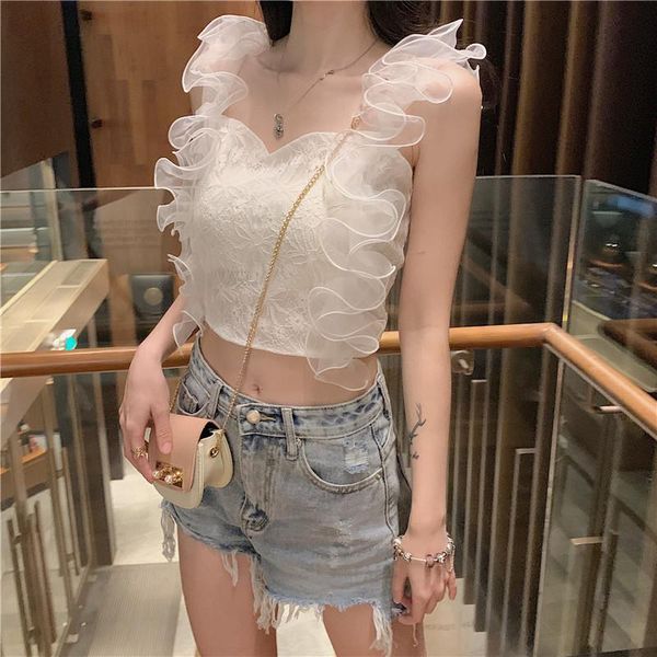 women's tanks & camis deep v low-cut sling lace summer slim black inner vest 2021 fashion low-chested, White
women's tanks & camis deep v low-cut sling lace summer slim black inner vest 2021 fashion low-chested, White