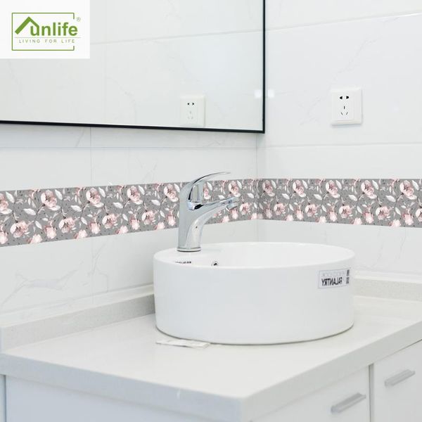 wall stickers funlife® border diy flower rose tile self-adhensive removable waterproof sticker pvc kitchen home decoration
wall stickers funlife® border diy flower rose tile self-adhensive removable waterproof sticker pvc kitchen home decoration