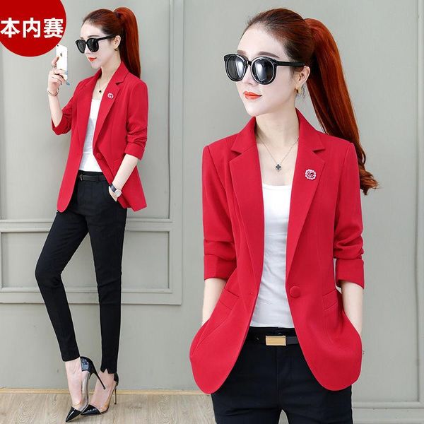 blazer women suit jacket women's summer spring and autumn leisure short veste femme suits & blazers, White;black
blazer women suit jacket women's summer spring and autumn leisure short veste femme suits & blazers, White;black