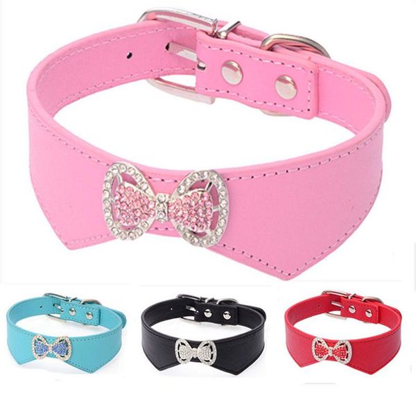 1pcs lovely pets dog collar bling crystal pu leather collars necklace pet puppy cats small perros accessories mascotas & leashes
1pcs lovely pets dog collar bling crystal pu leather collars necklace pet puppy cats small perros accessories mascotas & leashes