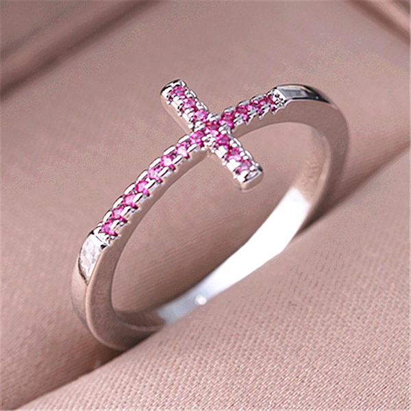 wedding rings silver ring temperament female wild personality charm cross multicolor zircon hand jewelry, Slivery;golden
wedding rings silver ring temperament female wild personality charm cross multicolor zircon hand jewelry, Slivery;golden