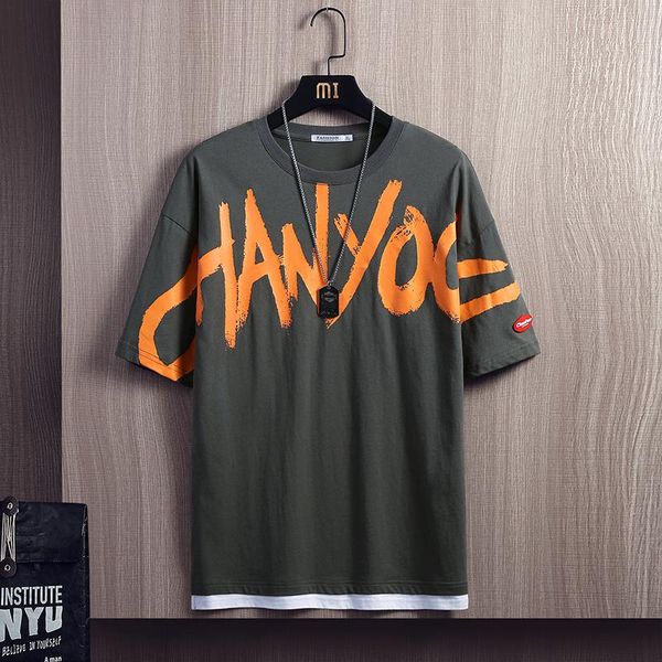 men's t-shirts brand fake two-piece t-shirt men clothing pure 100% cotton 2021 fashion half sleeve casual loose daily, White;black
men's t-shirts brand fake two-piece t-shirt men clothing pure 100% cotton 2021 fashion half sleeve casual loose daily, White;black