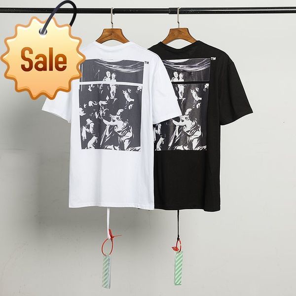 chao brand off virgin mary oil painting print style crew neck short sleeve t-shirt men's and women's matching bottom shirt, White;black
chao brand off virgin mary oil painting print style crew neck short sleeve t-shirt men's and women's matching bottom shirt, White;black