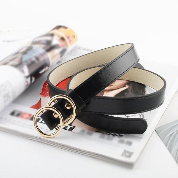 belts women double ring buckle fashion waist belt pu leather without pin metal for ladies leisure dress jean wild waistband, Black;brown
belts women double ring buckle fashion waist belt pu leather without pin metal for ladies leisure dress jean wild waistband, Black;brown