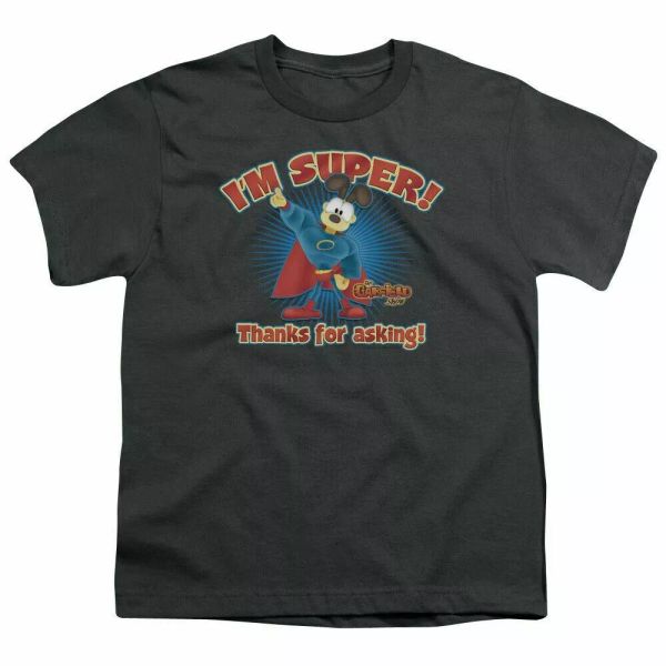 garfield super kids youth t shirt licensed tv movie comic tee charcoal, White;black
garfield super kids youth t shirt licensed tv movie comic tee charcoal, White;black