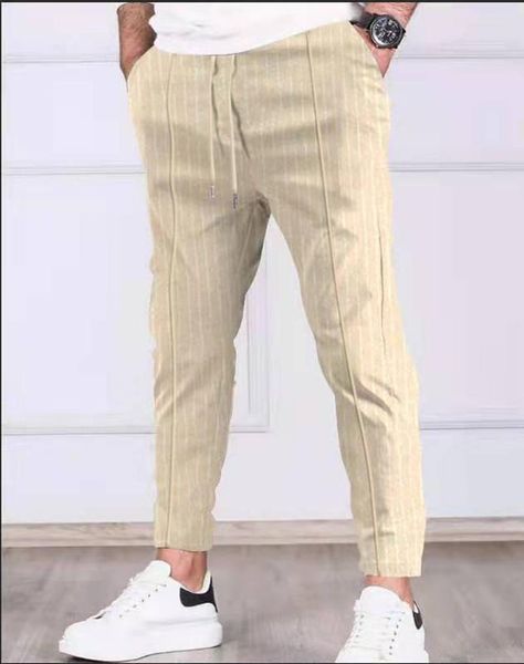 men's pants striped casual jogging spring autumn loose track high street waist increased, Black
men's pants striped casual jogging spring autumn loose track high street waist increased, Black