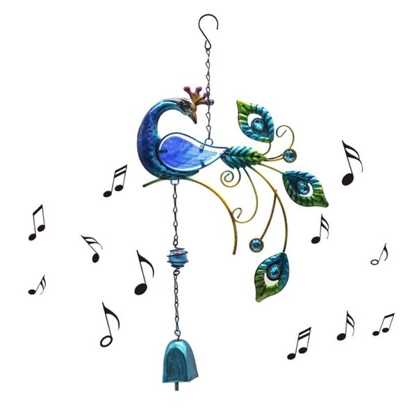 1pcs creative wind chimes yard garden beauty peacock design large hanging pendant outdoor ornament home decor decorative objects & figurines
1pcs creative wind chimes yard garden beauty peacock design large hanging pendant outdoor ornament home decor decorative objects & figurines