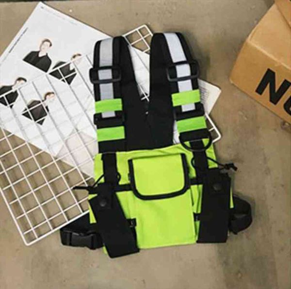 women chest rig bag neon green functional tactical harness pack multi pocket vest hip hop streetwear adjustable reflect
women chest rig bag neon green functional tactical harness pack multi pocket vest hip hop streetwear adjustable reflect