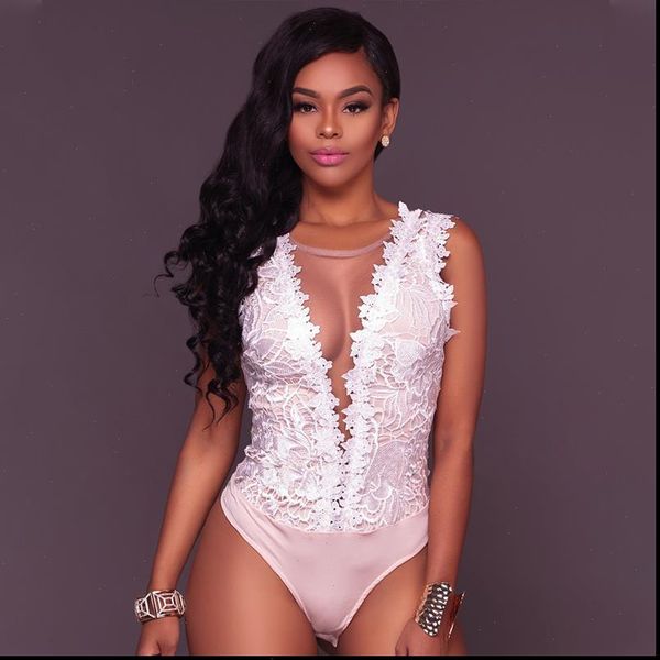 women romper sleeveless v neck bodycon bodysuits lace floral club bodysuit woman summer solid skinny party clothing female, Black;white
women romper sleeveless v neck bodycon bodysuits lace floral club bodysuit woman summer solid skinny party clothing female, Black;white