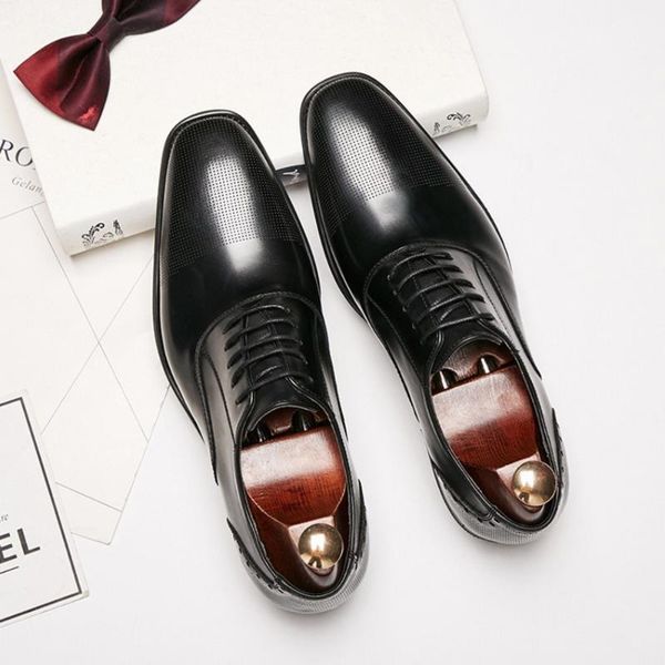 dress shoes luxury men genuine leather italian design black hand-made work shoe pointed toe wedding male
dress shoes luxury men genuine leather italian design black hand-made work shoe pointed toe wedding male