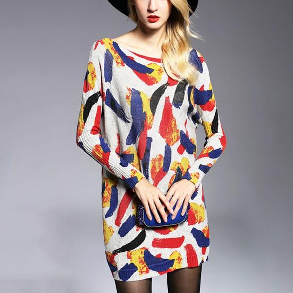 women's sweaters 2021 fashion large size spring casual loose printed knitted sweater long batwing sleeve pullovers 3 colors, White;black
women's sweaters 2021 fashion large size spring casual loose printed knitted sweater long batwing sleeve pullovers 3 colors, White;black