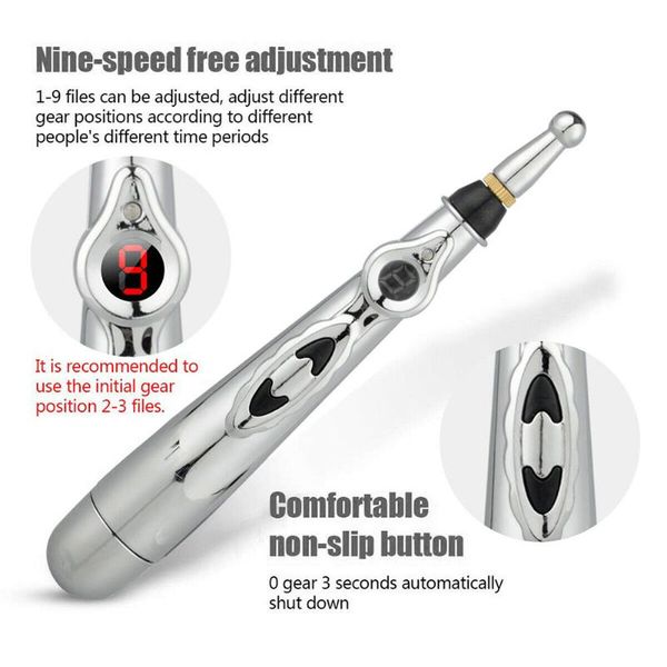 full body massager electric acupuncture point massage pen head back neck leg laser therapy electronic meridian energy
full body massager electric acupuncture point massage pen head back neck leg laser therapy electronic meridian energy