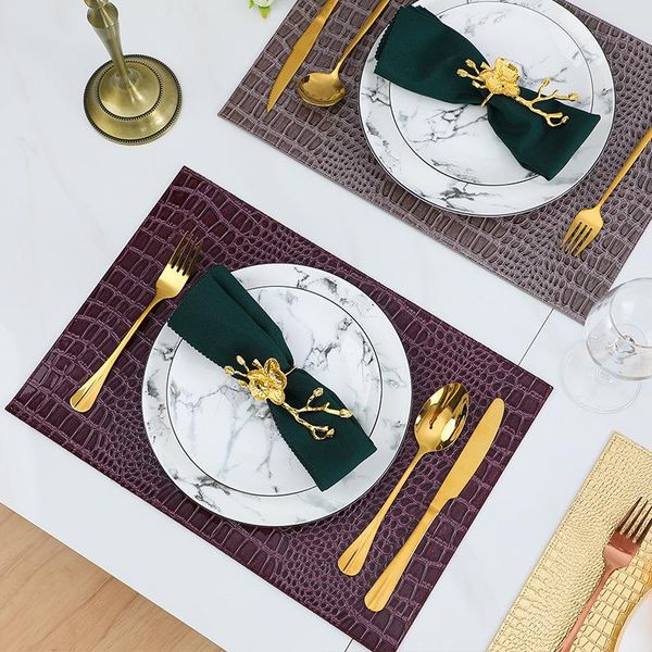 placemat european style pu leather crocodile pattern table mat insulation pad decorative coffee coasters mats & pads
placemat european style pu leather crocodile pattern table mat insulation pad decorative coffee coasters mats & pads