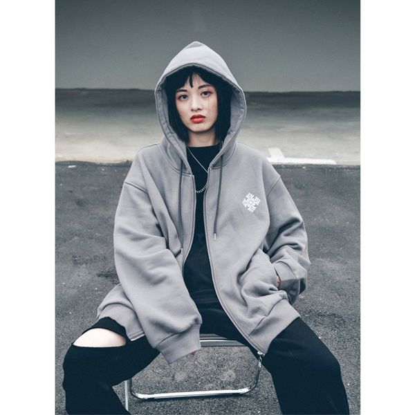 chrome/hearts sweatshirts stree reflective cardigan zipper sweater coat women's plush winter grey thickened hoodie, Black
chrome/hearts sweatshirts stree reflective cardigan zipper sweater coat women's plush winter grey thickened hoodie, Black