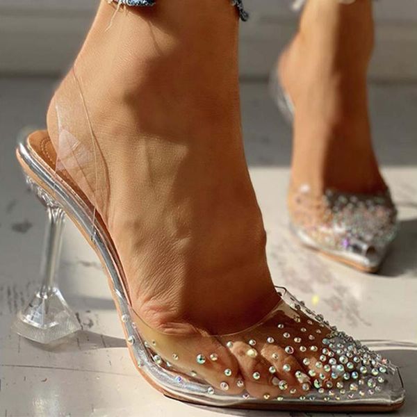 brand clear wineglass shape heels back strap high heel fashion party club 2021 woman sandals shoes, Black
brand clear wineglass shape heels back strap high heel fashion party club 2021 woman sandals shoes, Black
