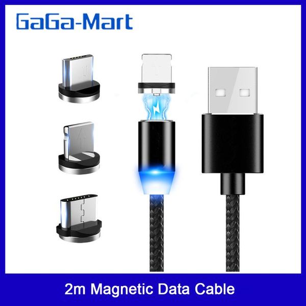 hubs 2m magnetic data cable fast charging micro usb type-c light-ning magnetism dustproof cables with led indicator
hubs 2m magnetic data cable fast charging micro usb type-c light-ning magnetism dustproof cables with led indicator