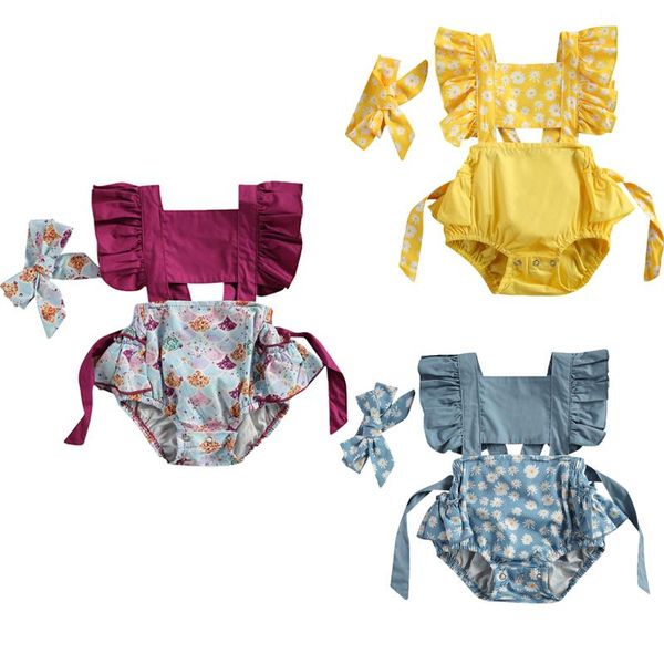 jumpsuits born baby girls boys rompers headband 2pcs sunflowers print ruffles short sleeve backless, Blue
jumpsuits born baby girls boys rompers headband 2pcs sunflowers print ruffles short sleeve backless, Blue