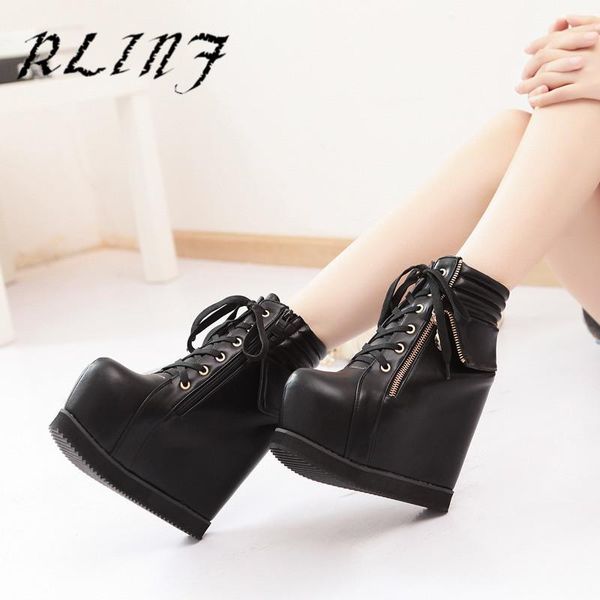 boots rlinf trend thickening in the bottom of high-heeled waterproof straps plus velvet women's short, Black
boots rlinf trend thickening in the bottom of high-heeled waterproof straps plus velvet women's short, Black