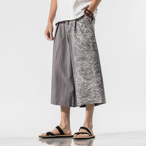 Plus Wide Leg Pant Men Casual Straight Trousers Korean Retro Loose Dragon Printed Large Size Male Streetwear Summer Pants XXXXXL, Black
Plus Wide Leg Pant Men Casual Straight Trousers Korean Retro Loose Dragon Printed Large Size Male Streetwear Summer Pants XXXXXL, Black