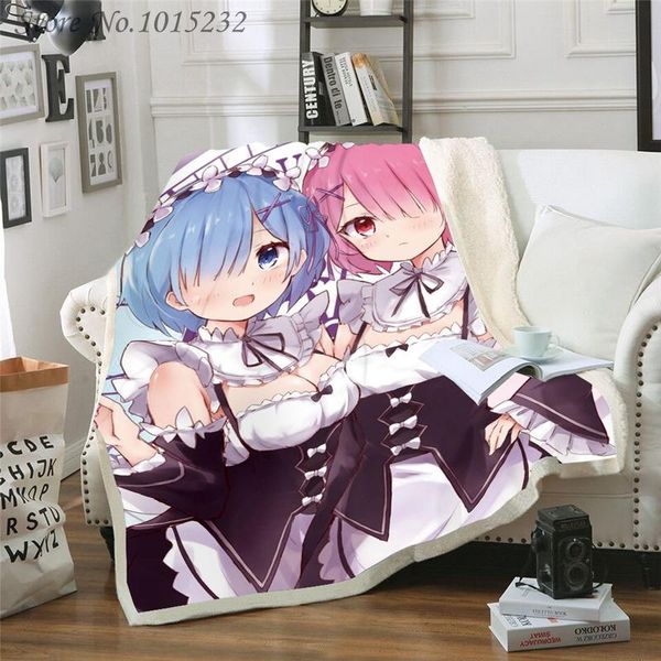 blankets rem ram anime funny character blanket 3d print sherpa on bed home textiles dreamlike style 02
blankets rem ram anime funny character blanket 3d print sherpa on bed home textiles dreamlike style 02