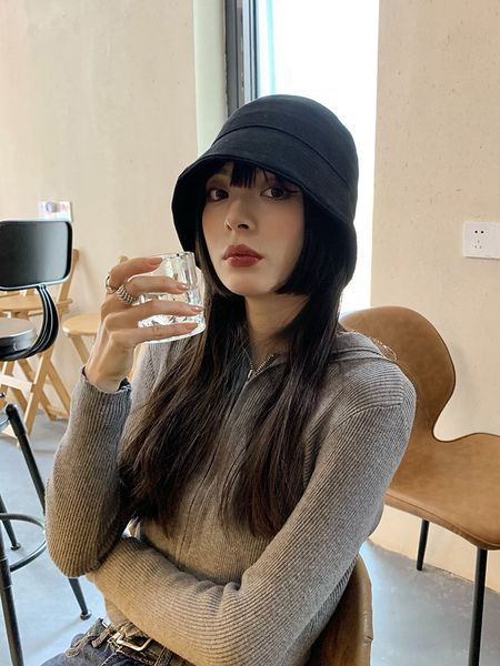 inschao brand minority fisherman's hat women's early spring summer sunshade sunscreen show washbasin hat hip hop black bucket hat, Blue;gray
inschao brand minority fisherman's hat women's early spring summer sunshade sunscreen show washbasin hat hip hop black bucket hat, Blue;gray