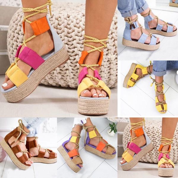 dress shoes women sandals summer fashion ladies wedge flat high heels platform female soft beach 50#, Black
dress shoes women sandals summer fashion ladies wedge flat high heels platform female soft beach 50#, Black
