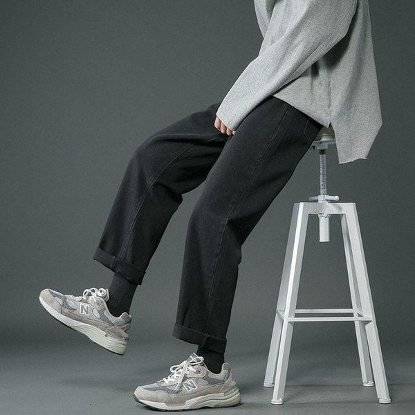 men's jeans autumn fashion solid color loose straight casual pants men streetwear harajuku korean trousers, Blue
men's jeans autumn fashion solid color loose straight casual pants men streetwear harajuku korean trousers, Blue